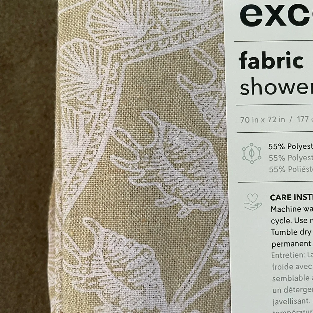 Coastal shower curtain